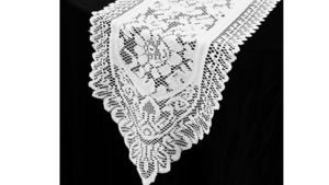 Linen Table Runner Lace Ivory rental Fresno-Armona, CA