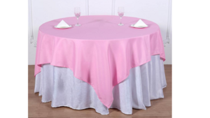 72 x 72 Overlay Balloon Pink rental Fresno-Armona, CA