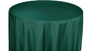 Linen Round 90 Hunter Green rental Fresno-Armona, CA