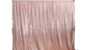 Pipe and Drape Blush/Rose Gold Sequin 10 x 10 rental in Fresno-Armona, CA