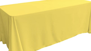 90 x 132 Table Drape Yellow rental Fresno-Armona, CA
