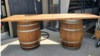 Bar Equipment Wood Wine Barrel 8 Ft Bar rental in Fresno-Armona, CA