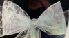 Chair Tie Organza Swirl Ivory rental in Fresno-Armona, CA