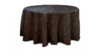 120 Round Taffeta Black Crush Crinkle rental in Fresno-Armona, CA