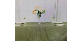 90 x 132 Table Drape Sage Green rental Fresno-Armona, CA