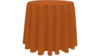 120 Round Orange Polyester rental in Fresno-Armona, CA