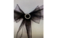 Chair Tie Organza Black rental in Fresno-Armona, CA