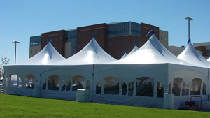 Canopy 20 x 60 White rental Fresno-Armona, CA