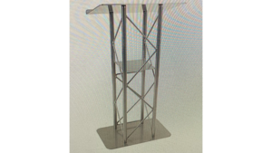 Event Decor Podium White rental Fresno-Armona, CA