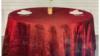 120 Round Taffeta Burgundy rental in Fresno-Armona, CA