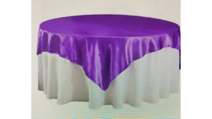 72 x 72 Overlay Satin Purple rental Fresno-Armona, CA