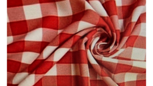 60 x 120 Red & White Checkered rental Fresno-Armona, CA