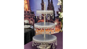 Catering 3 Tiered Jeweled Stand rental Fresno-Armona, CA
