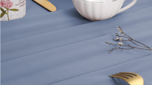 Table Runner Chiffon Dusty Blue rental Fresno-Armona, CA
