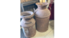 Event Decor Rusted Milk Jugs assort sizes rental in Fresno-Armona, CA