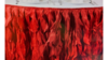 Linen Skirting Organza Curly Willow Red 17 ft rental in Fresno-Armona, CA
