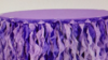 Linen Skirting Organza Curly Willow Purple & La... rental in Fresno-Armona, CA