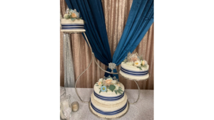 Cake Stand Swan 3 tiers rental Fresno-Armona, CA