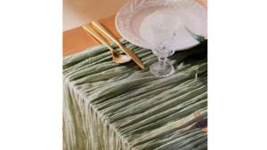 Cheesecloth Runner Sage Green rental Fresno-Armona, CA