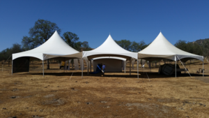 Canopy 35 x 120 configuration rental Fresno-Armona, CA