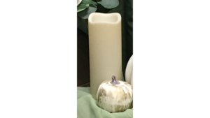Candle 3 x 8 Ivory Battery Operated rental Fresno-Armona, CA