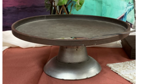 Catering Cake Stand Rustic Tin 12 rental Fresno-Armona, CA