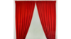 Pipe & Drape Red Polyester Each rental in Fresno-Armona, CA