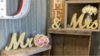 Signage Gold Glitter Mr. & Mrs. rental in Fresno-Armona, CA