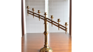 Lighting White 7 Branch Fixed Candelabra rental Fresno-Armona, CA