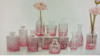Vase Ombre Blush/Pink Mini Vases 12 count rental in Fresno-Armona, CA