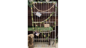 Signage Antique Crib Rack Picture Holder w/ Lights rental Fresno-Armona, CA