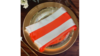 Napkin 20 x 20 Red & White Satin Stripe rental in Fresno-Armona, CA