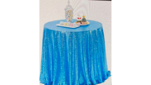 120 Round Sequin Baby Blue rental Fresno-Armona, CA