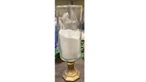 Gold Tone Candle Stick 11.5 inches tall rental Fresno-Armona, CA