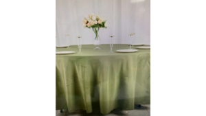 120 Round Olive Velvet rental Fresno-Armona, CA