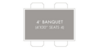 Banquet Table - 4’ x 30” Long (SEATS 4) rental in N. Virginia-DC, VA