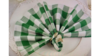 Linen Napkin Green Gingham 15 x 15 rental in Fresno-Armona, CA