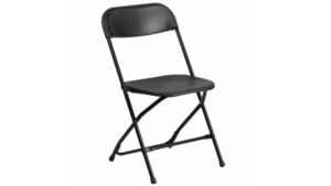 Black Metal Folding Chair rental N. Virginia-DC, VA