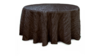 108 Round Black Crinkle Linen rental in Fresno-Armona, CA