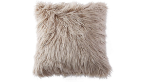 Light Coffee/Tan Faux Fur Pillow rental N. Virginia-DC, VA