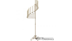 Lighting Candelabra 15 Branch Brass Sprial Pair rental Fresno-Armona, CA