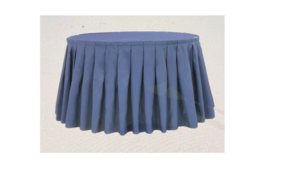 Skirting 14 ft Navy Blue rental Fresno-Armona, CA