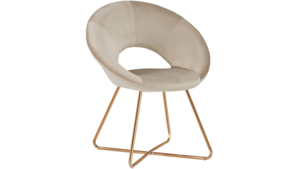 Khaki Modern Accent Velvet Chairs (Quantity: 2) rental N. Virginia-DC, VA