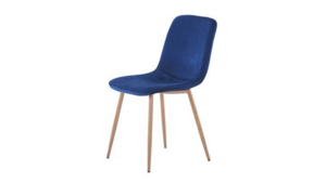 Blue Modern Mid-Century Velvet Chair (Quantity: 8) rental N. Virginia-DC, VA