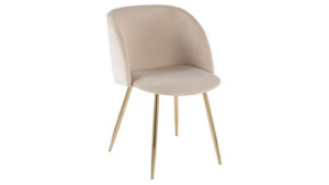 Cream Velvet Accent Chair rental N. Virginia-DC, VA