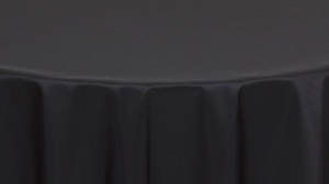 Standard Linen: 132" Round - Black rental N. Virginia-DC, VA