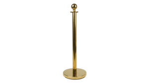 Stanchion Stand Ball top Post - Gold rental N. Virginia-DC, VA