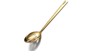 Serveware: Slotted Serving Spoon - Gold rental N. Virginia-DC, VA