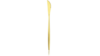 Flatware: Modern Dinner Knife - Gold (Pack of 10) rental in N. Virginia-DC, VA