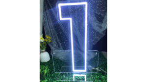 Neon Sign: 24″ Tall Number 1 (One) rental N. Virginia-DC, VA